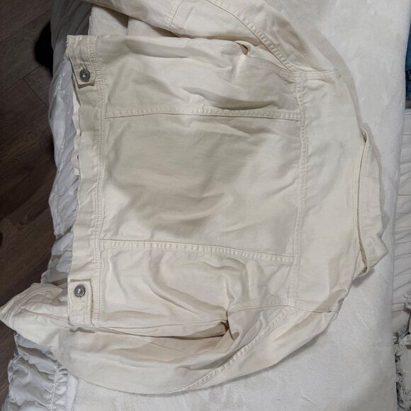 Free People off-white denim jacket size small - Picture 3 of 3